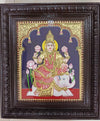 gajalakshmi goddess painting