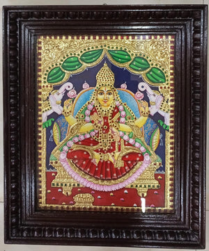 gajalakshmi goddess painting