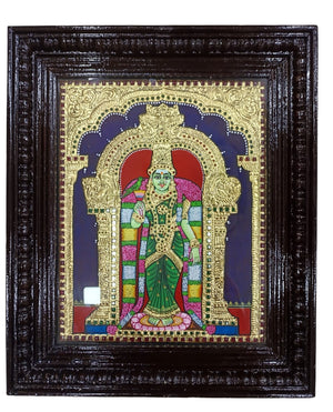 meenakshi tanjore painting 