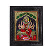 15"X12" Gold Tanjore Painting of Varahamahalakshmi, Teakwood Frame, worshipped for wellbeing of all family members,personalized gift to your in-laws