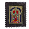 18"x14" Gold Tanjore Painting of Meenakshi Amman, Avatar of Parvati, Goddess of fisher-folks, Southindian Prayer room wall frames, mom-in-law Gifts