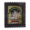 18x14 Gold Foil Tanjore Painting Yesodha Krishna With bama Teakwood Frame New Home Room Wall Decors