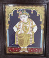 krishna painting gold