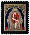 15*12" Shirdi Sai Baba Tanjore Painting. Followed By People Of All Faiths & Prayed Worldwide