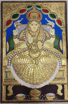 gajalakshmi goddess painting