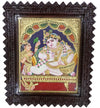 krishna painting gold