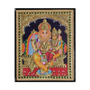 13"x11" Lakshmi Narasimhar Tanjore Painting. For Spiritual Happiness & Wipes Out All The Sorrows In Life. Ready Stock, Immediate Dispatch