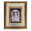 Ganesha 999 Silver Frame Large Wall Hanging