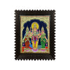 15"x13" Murugan Valli Devyani Tanjore Painting, Teakwood Frame, Ready Stock, Immediate Dispatch