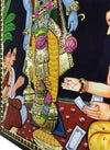18"x15" Lord Veera Venkata Satyanarayana Swamy Tanjore Painting, Semi-Embossed Style, Bestows Good Health, Prosperity, Success, And Happiness Price: