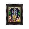 18"x15" Lord Veera Venkata Satyanarayana Swamy Tanjore Painting, Semi-Embossed Style, Bestows Good Health, Prosperity, Success, And Happiness Price: