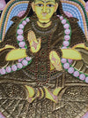36"x24" Gajalakshmi Tanjore Painting For Your Home At Front Door Entrance