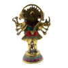 10" Brass Idol of 5 Faced Hanuman, Decorated Idol To Be Kept At Entrance, To Stop Evil & Negativity