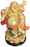 Happy Man-4 Idol In Gold Polish For Gifting Fibre Material