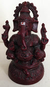 Wood Finish Ganesha Paper Mache Material-With Gift Wrap