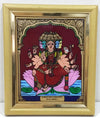 Gayathri Lakshmi Glass Painting With Synthetic Frame