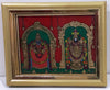 Aandal Perumal Glass Painting With Synthetic Frame