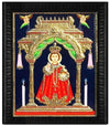 Gold Tanjore Painting of Baby Jesus, Gift For Your Friends & Family