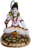 Lord Shiva Idol In Multicolor For Gifting Fibre Material