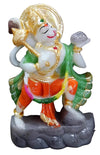 Hanuman-2 Idol In Multicolor For Gifting Fibre Material