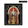 Gold Tanjore Painting of Lord Murugan, Teakwood Frame, A beautiful personalized art gift for your friends & family