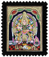 Samayapuram Mariamman | Durga | MahaKali | AadiShakthi Gold Tanjore Painting, Teakwood Frame, Amman Paintings For Your New Home Temple