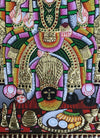 Samayapuram Mariamman | Durga | MahaKali | AadiShakthi Gold Tanjore Painting, Teakwood Frame, Amman Paintings For Your New Home Temple