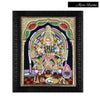 Samayapuram Mariamman | Durga | MahaKali | AadiShakthi Gold Tanjore Painting, Teakwood Frame, Amman Paintings For Your New Home Temple