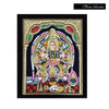 Samayapuram Mariamman | Durga | MahaKali | AadiShakthi Gold Tanjore Painting, Teakwood Frame, Amman Paintings For Your New Home Temple