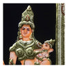 Unique Gold Tanjore Painting of Lord Shiva, Goddess Parvati, Ganesha & Murugan, Teakwood Frame, Customized religious paintings for your home